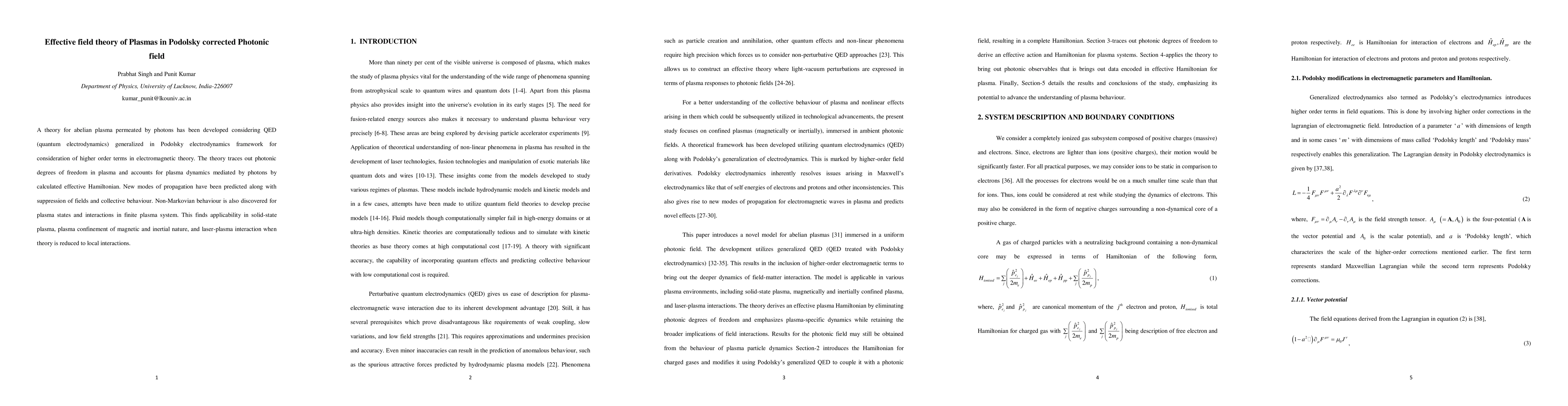 Thumbnail for Effective field theory of Plasmas in Podolsky corrected Photonic field