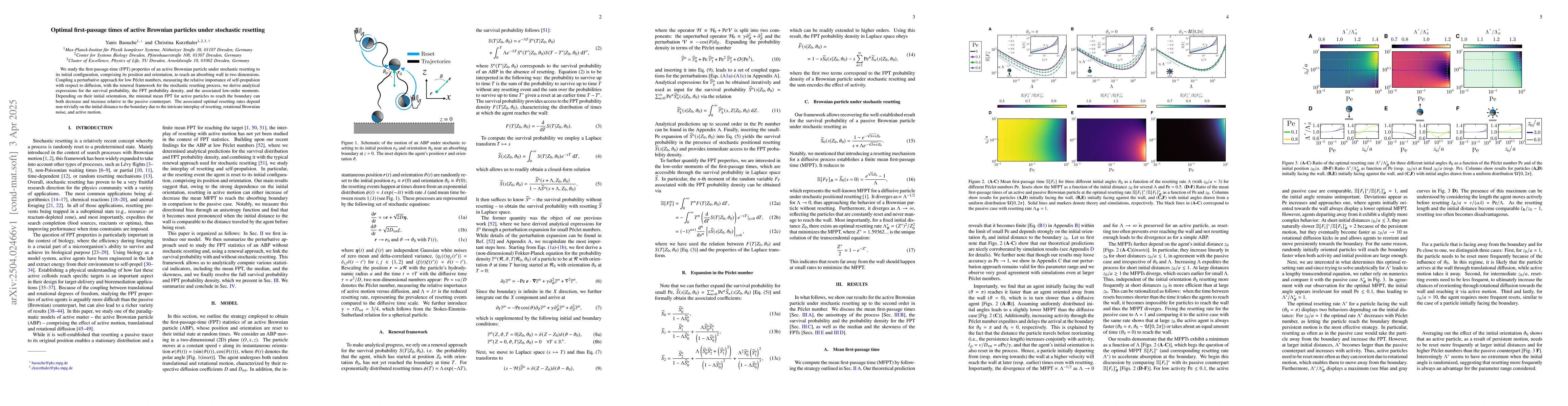Thumbnail for Optimal first-passage times of active Brownian particles under
  stochastic resetting