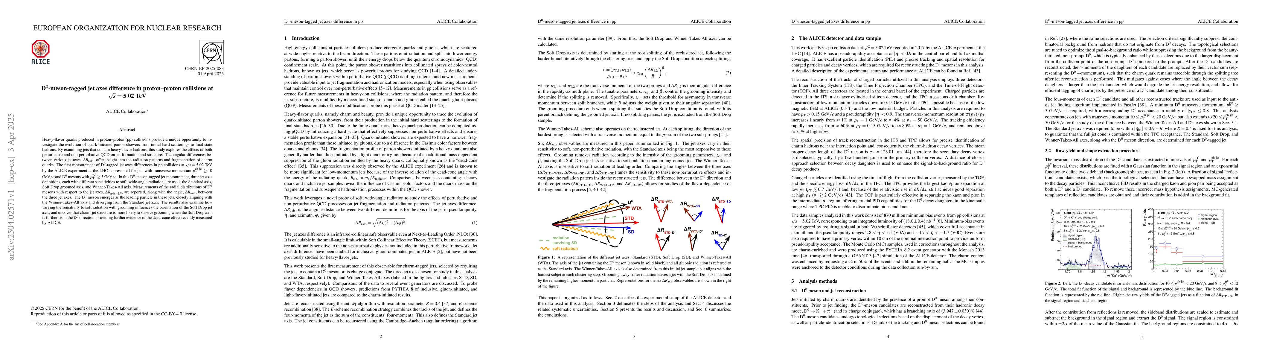 Thumbnail for D$^{0}$-meson-tagged jet axes difference in proton-proton collisions at
  $\mathbf{\sqrt{\textit{s}} = 5.02}$ TeV