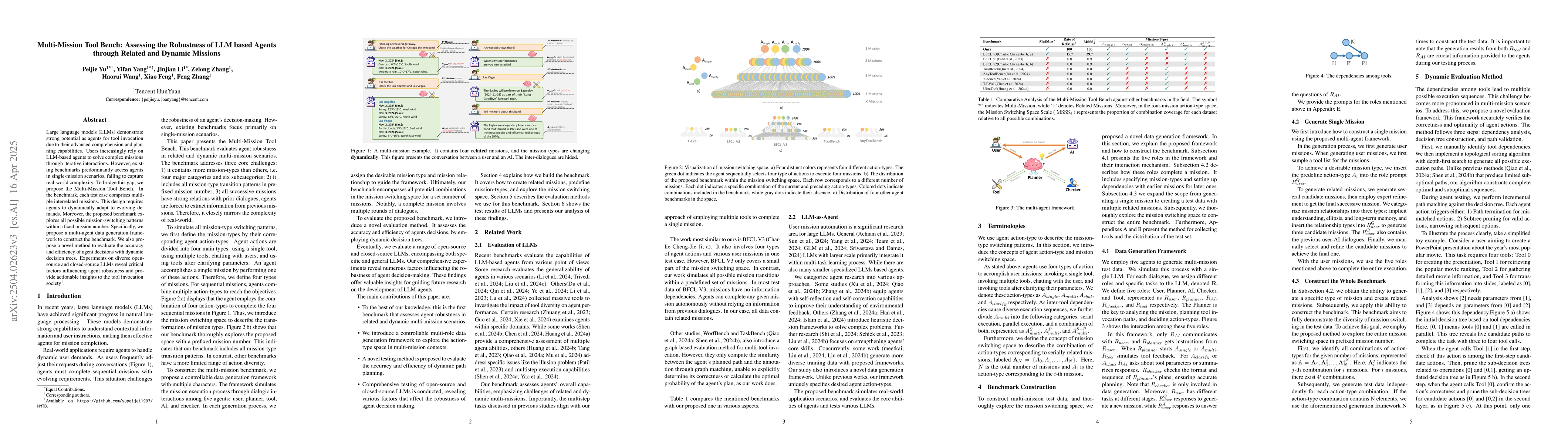 Thumbnail for Multi-Mission Tool Bench: Assessing the Robustness of LLM based Agents
  through Related and Dynamic Missions