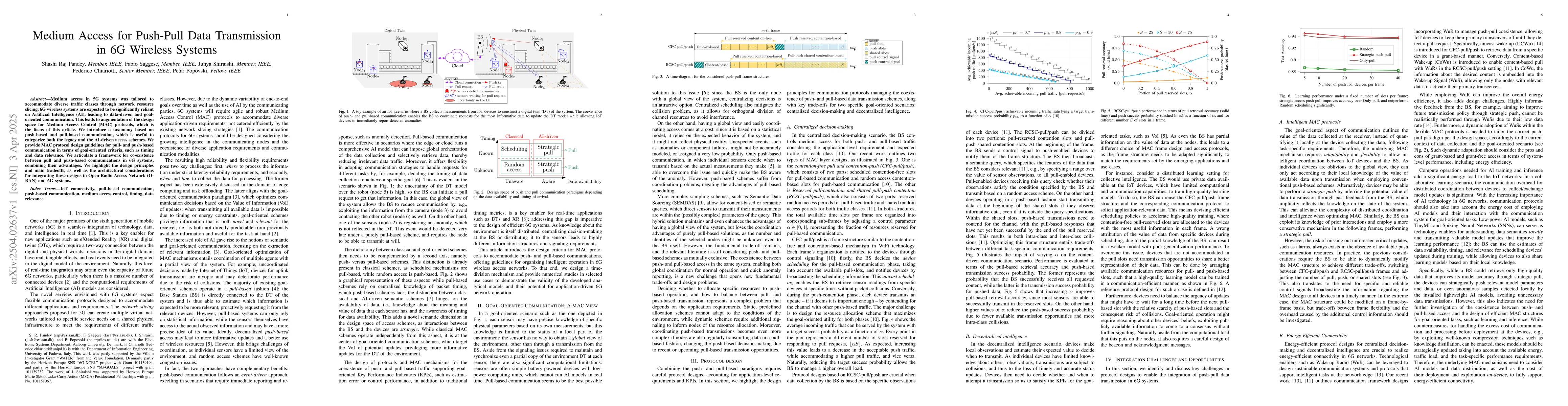 Thumbnail for Medium Access for Push-Pull Data Transmission in 6G Wireless Systems