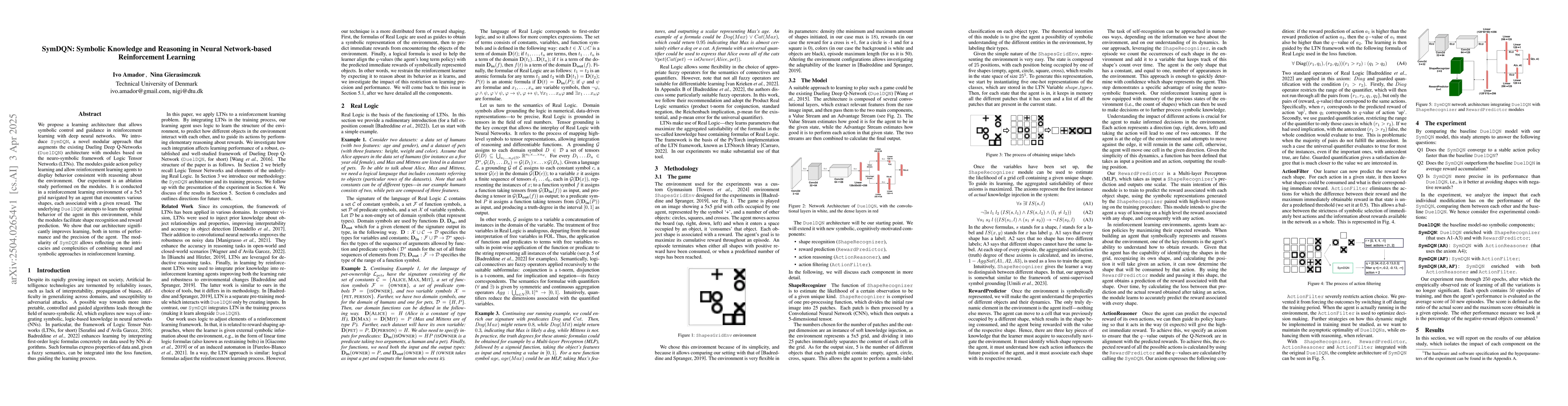 Thumbnail for SymDQN: Symbolic Knowledge and Reasoning in Neural Network-based
  Reinforcement Learning
