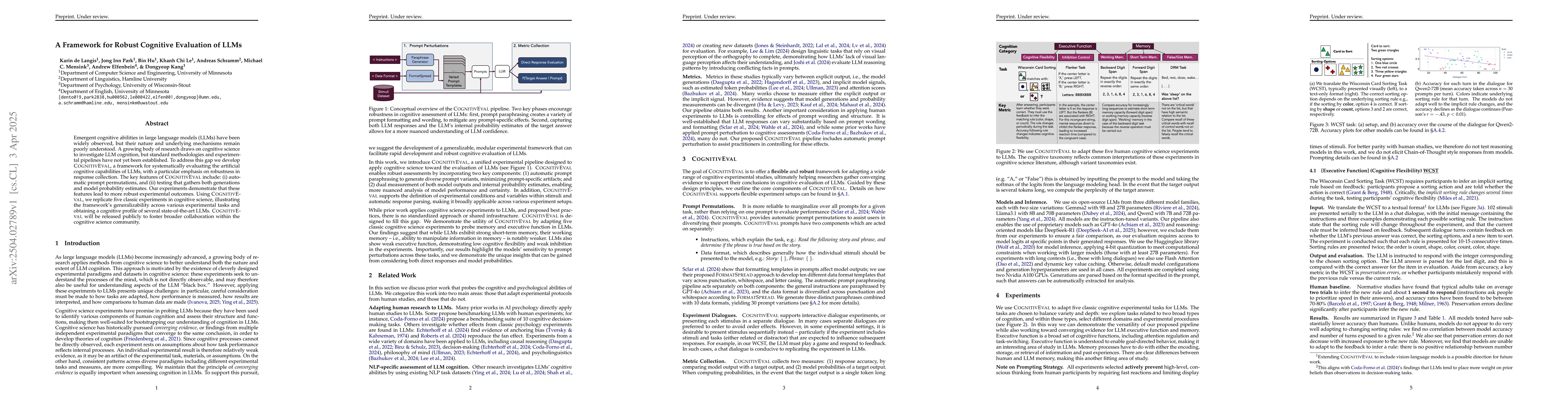 Thumbnail for A Framework for Robust Cognitive Evaluation of LLMs