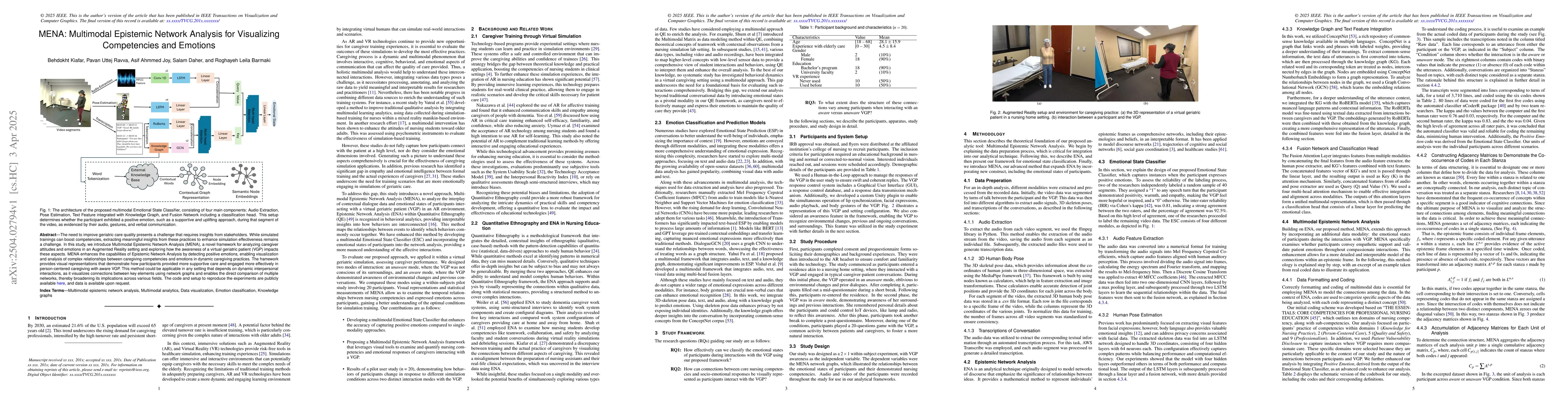 Thumbnail for MENA: Multimodal Epistemic Network Analysis for Visualizing Competencies
  and Emotions