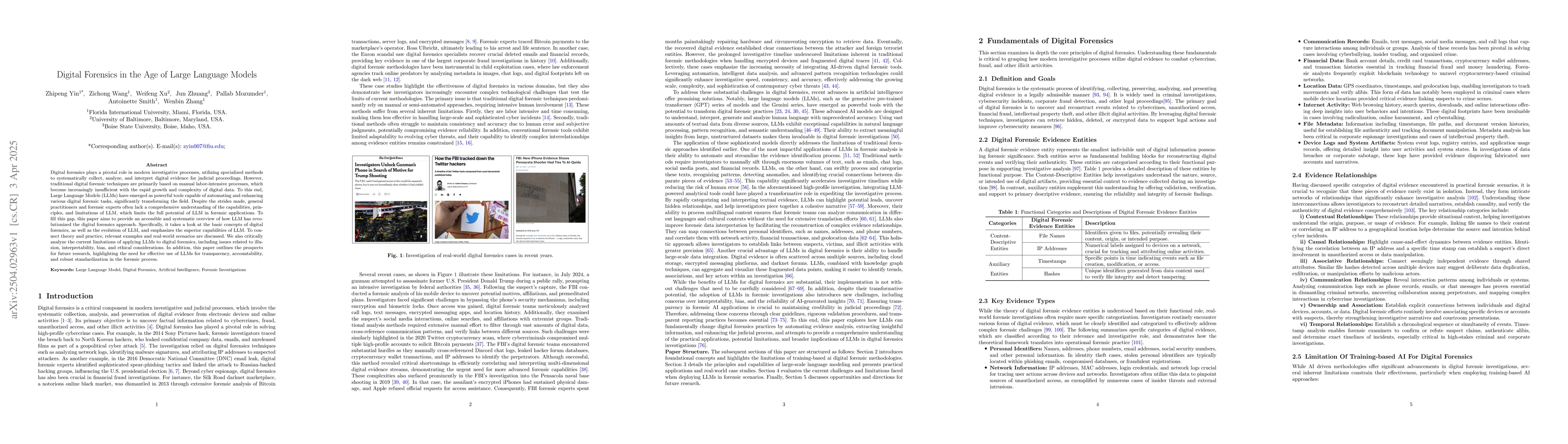 Thumbnail for Digital Forensics in the Age of Large Language Models