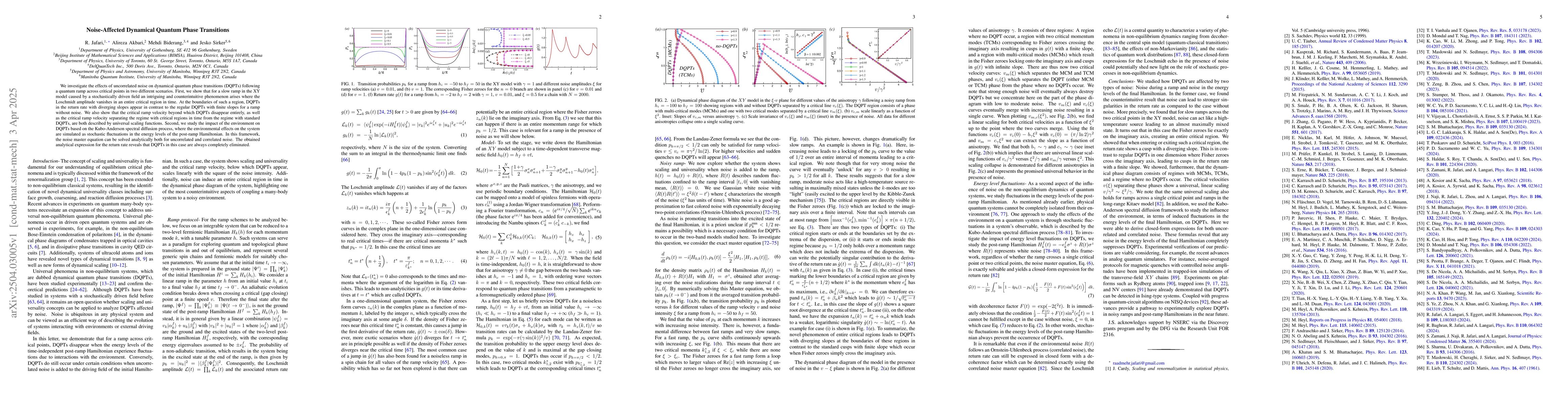 Thumbnail for Noise-Affected Dynamical Quantum Phase Transitions