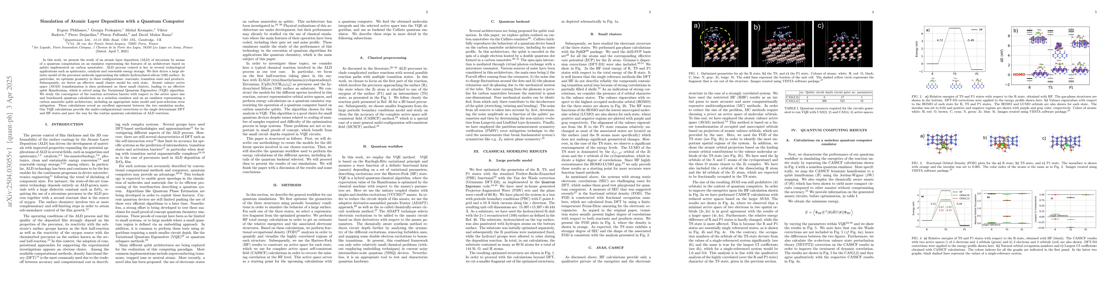 Thumbnail for Simulation of Atomic Layer Deposition with a Quantum Computer