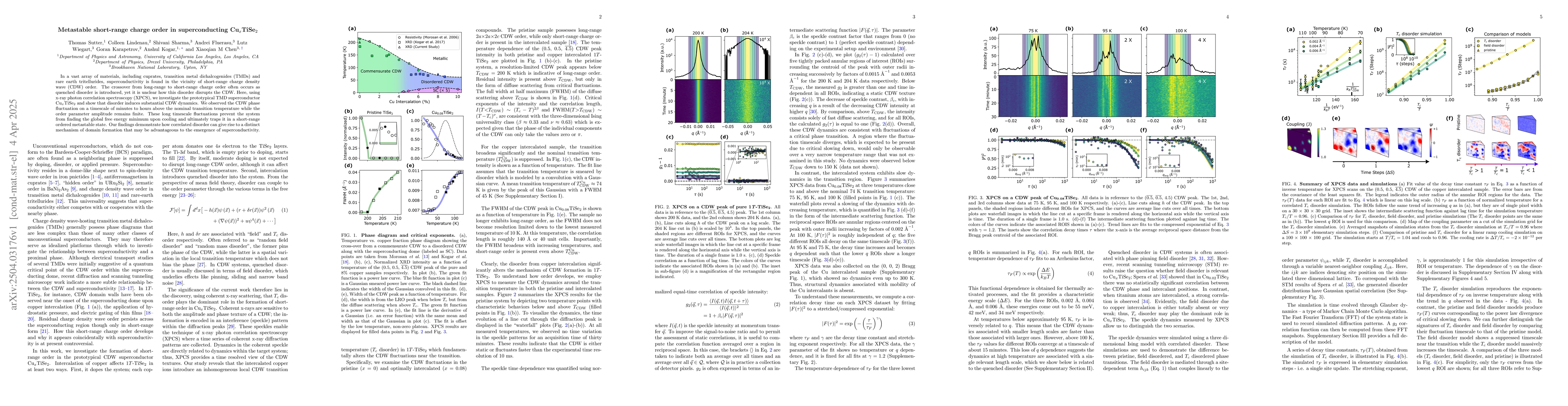 Thumbnail for Metastable short-range charge order in superconducting CuxTiSe2