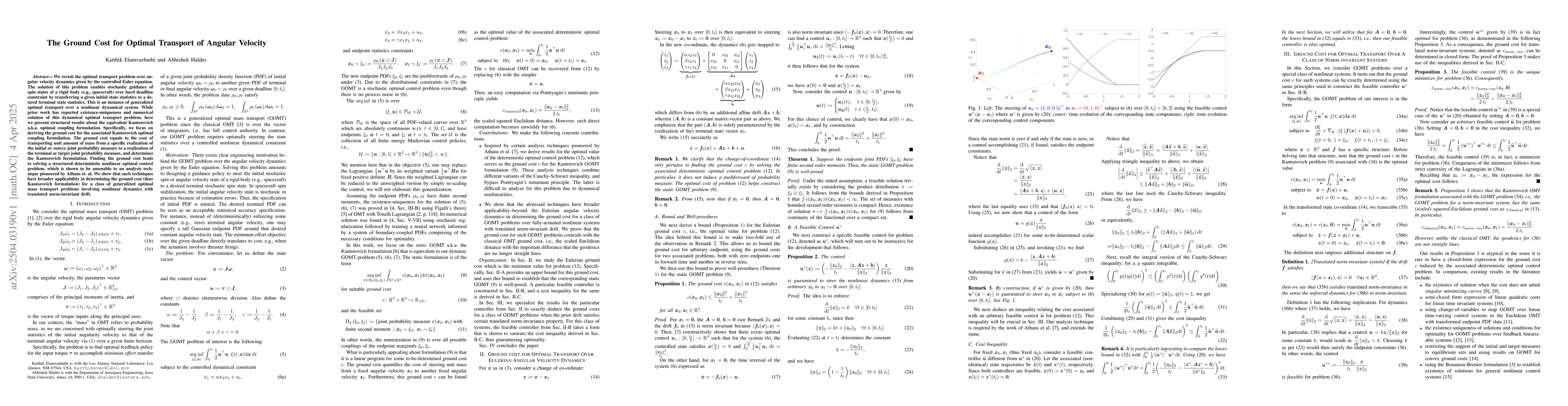 Thumbnail for The Ground Cost for Optimal Transport of Angular Velocity