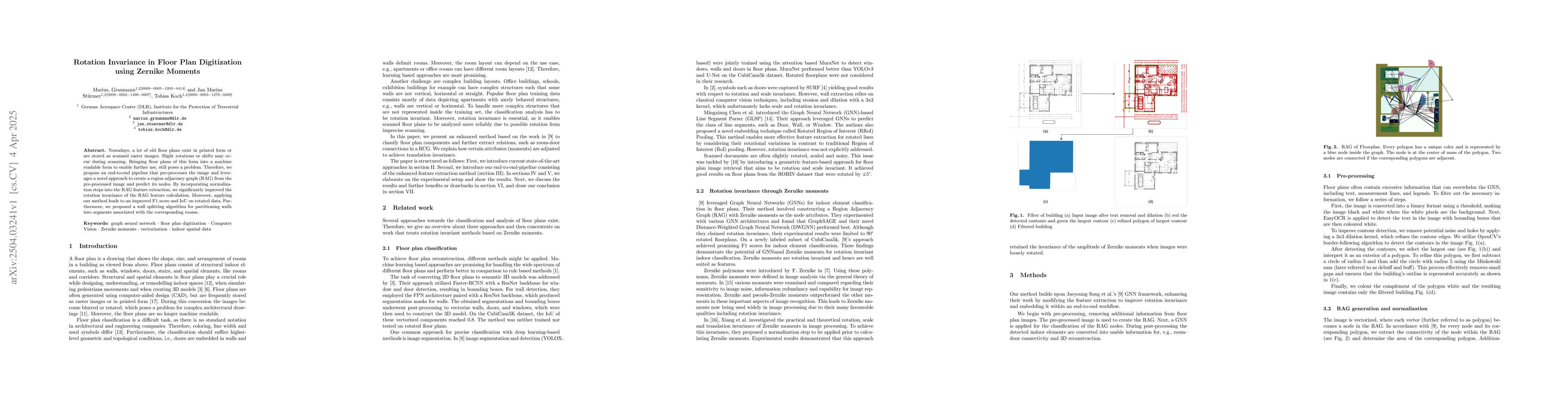 Thumbnail for Rotation Invariance in Floor Plan Digitization using Zernike Moments