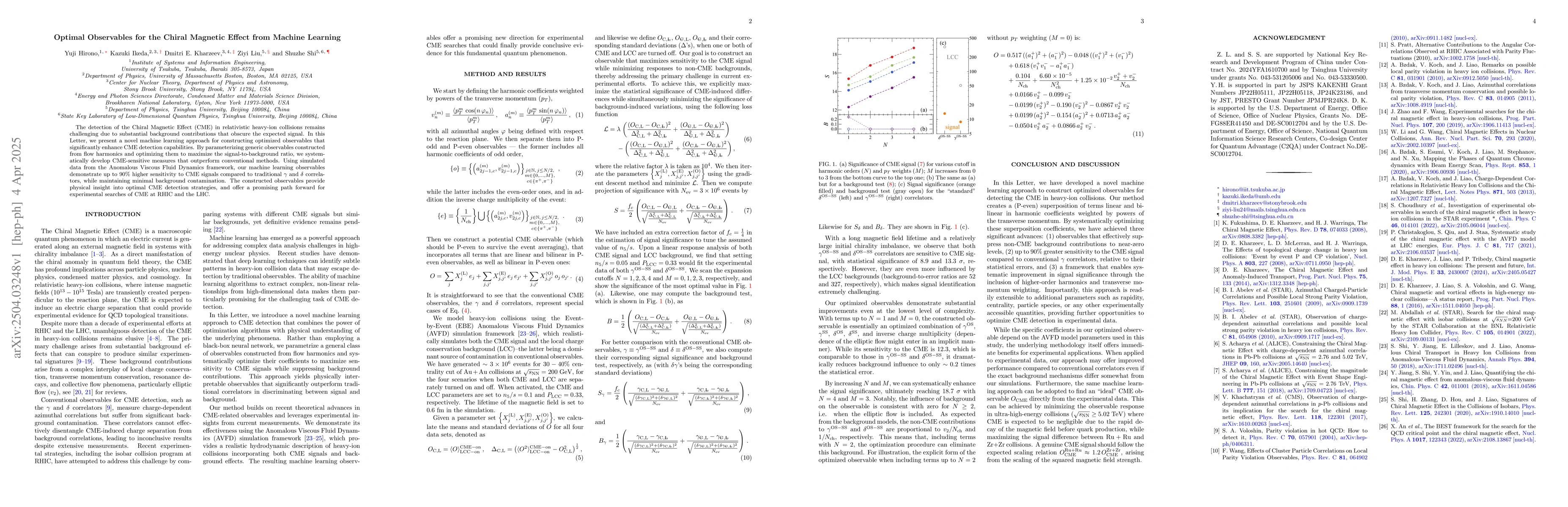 Thumbnail for Optimal Observables for the Chiral Magnetic Effect from Machine Learning