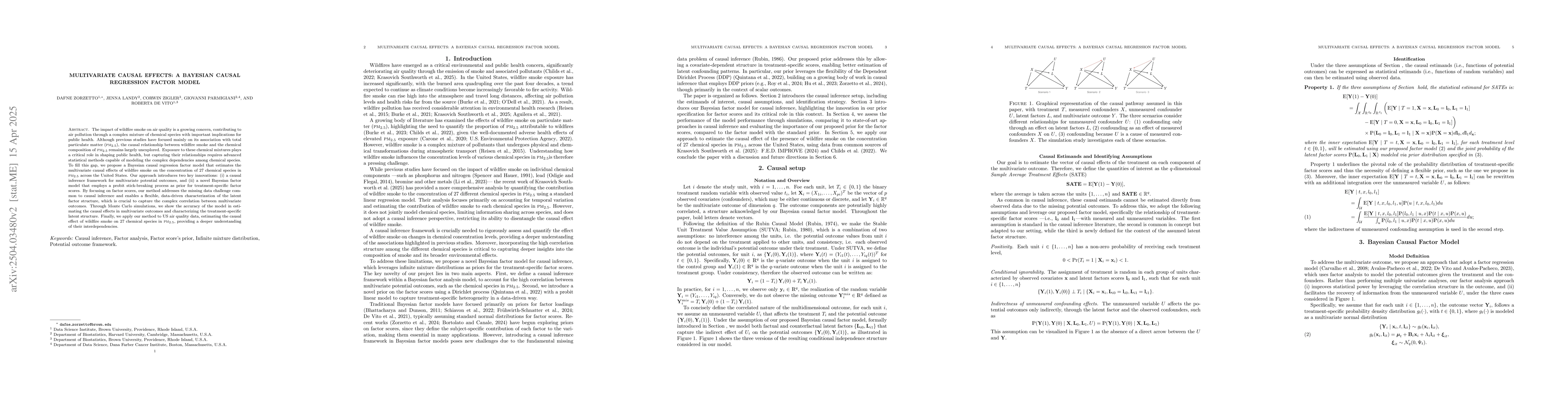 Thumbnail for Multivariate Causal Effects: a Bayesian Causal Regression Factor Model