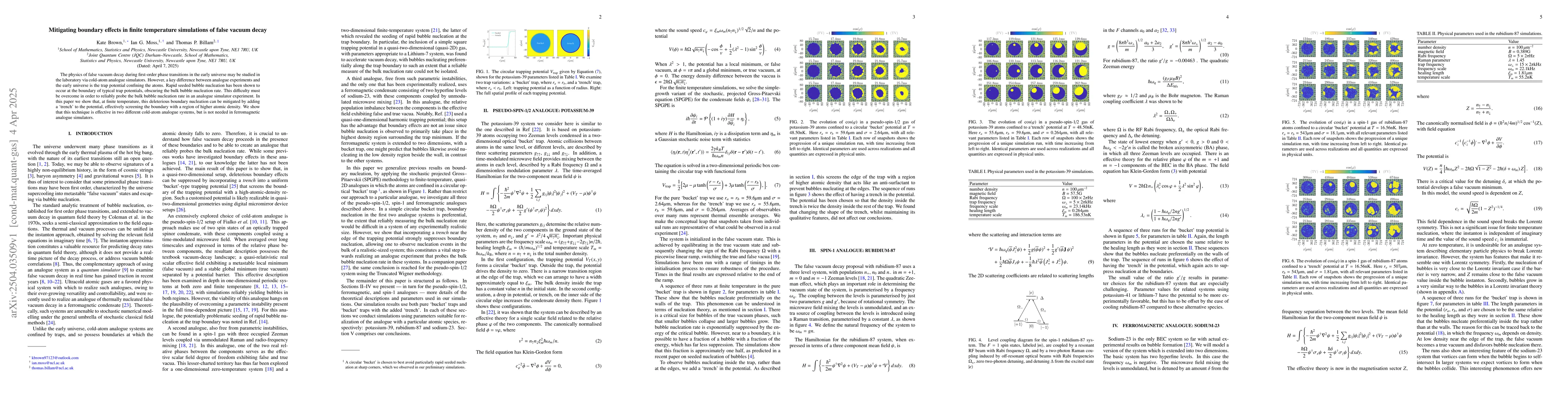 Thumbnail for Mitigating boundary effects in finite temperature simulations of false
  vacuum decay