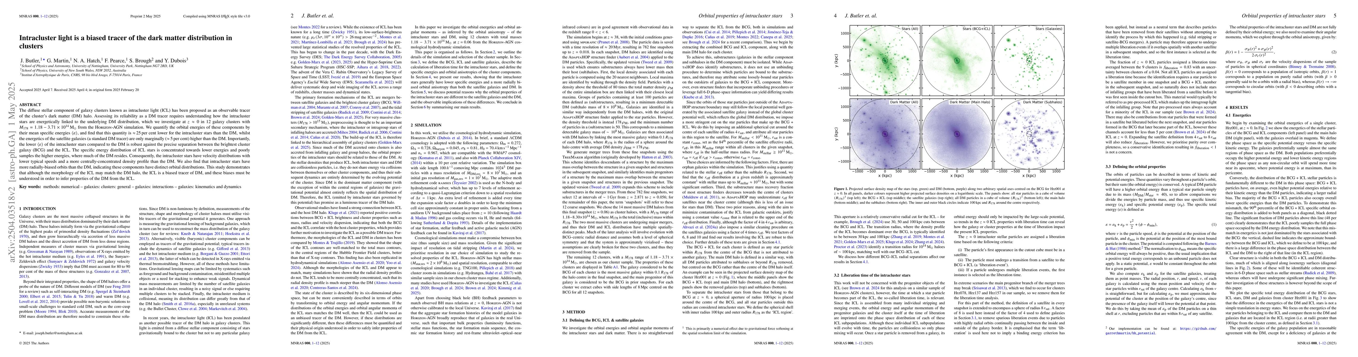 Thumbnail for Intracluster light is a biased tracer of the dark matter distribution in
  clusters