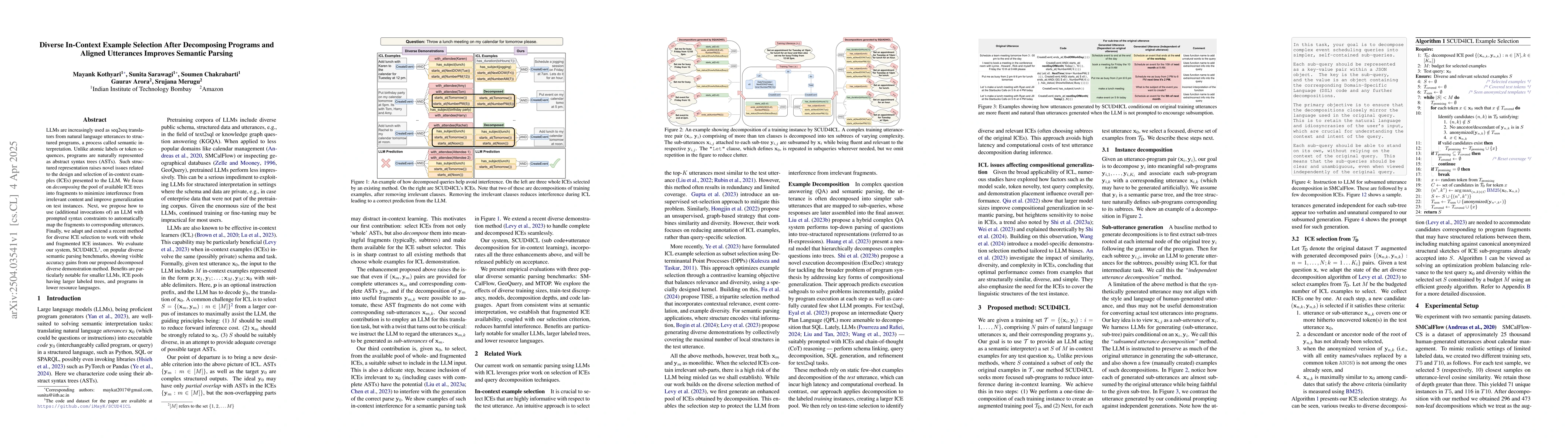 Thumbnail for Diverse In-Context Example Selection After Decomposing Programs and
  Aligned Utterances Improves Semantic Parsing