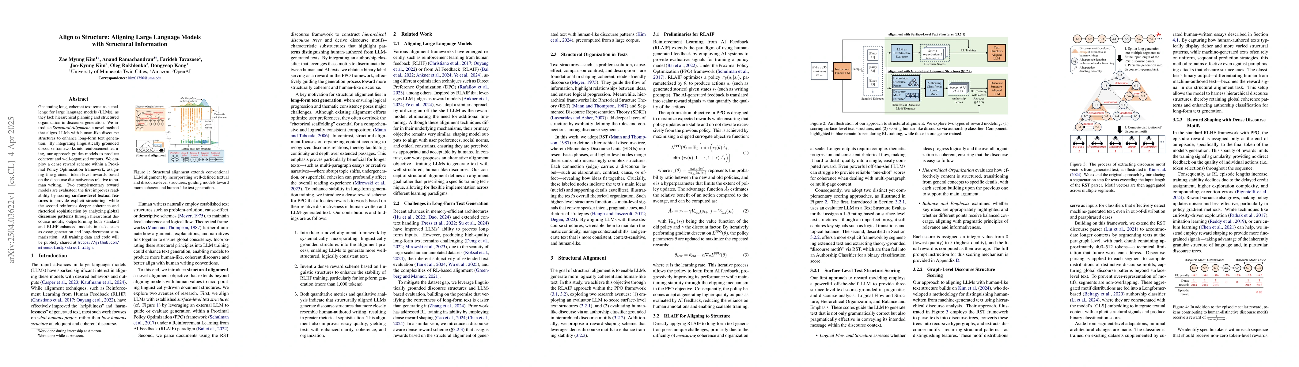 Thumbnail for Align to Structure: Aligning Large Language Models with Structural
  Information