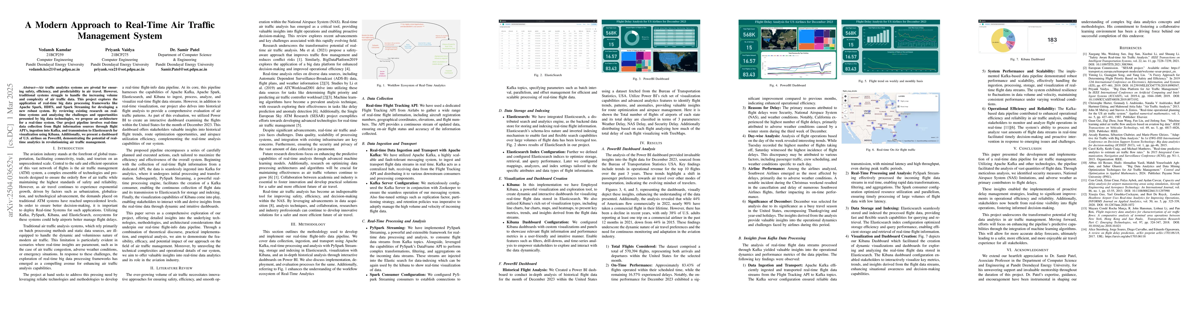 Thumbnail for A Modern Approach to Real-Time Air Traffic Management System