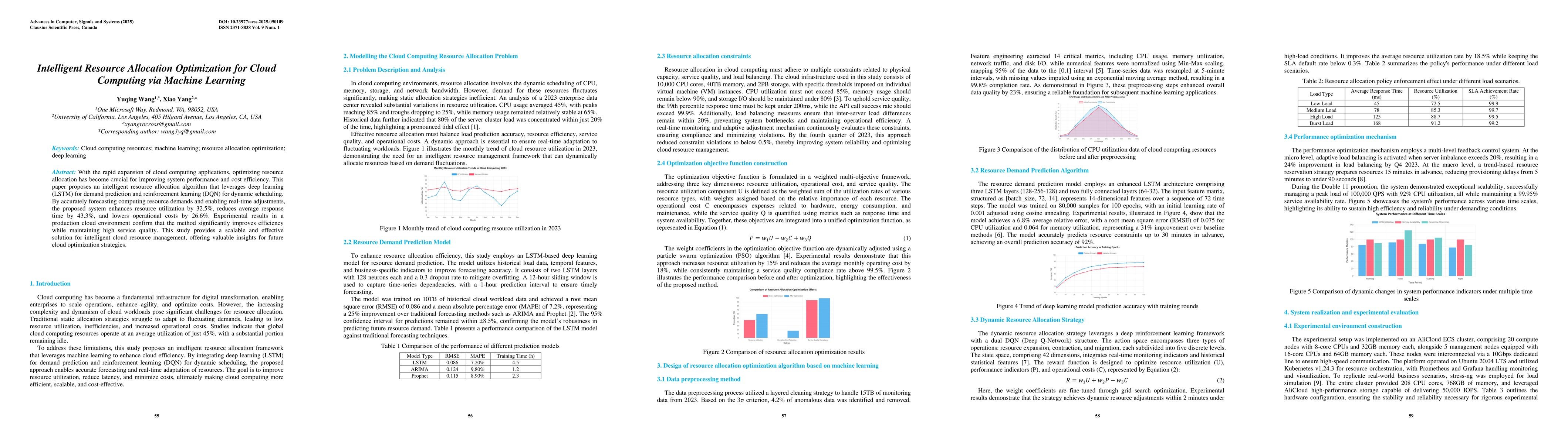 Thumbnail for Intelligent Resource Allocation Optimization for Cloud Computing via
  Machine Learning