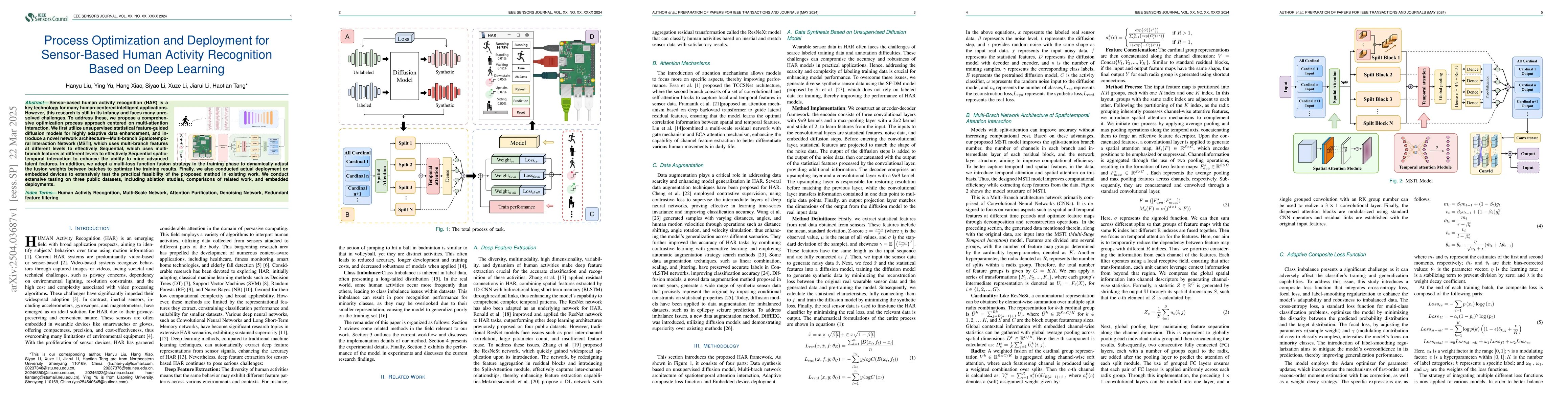 Thumbnail for Process Optimization and Deployment for Sensor-Based Human Activity
  Recognition Based on Deep Learning