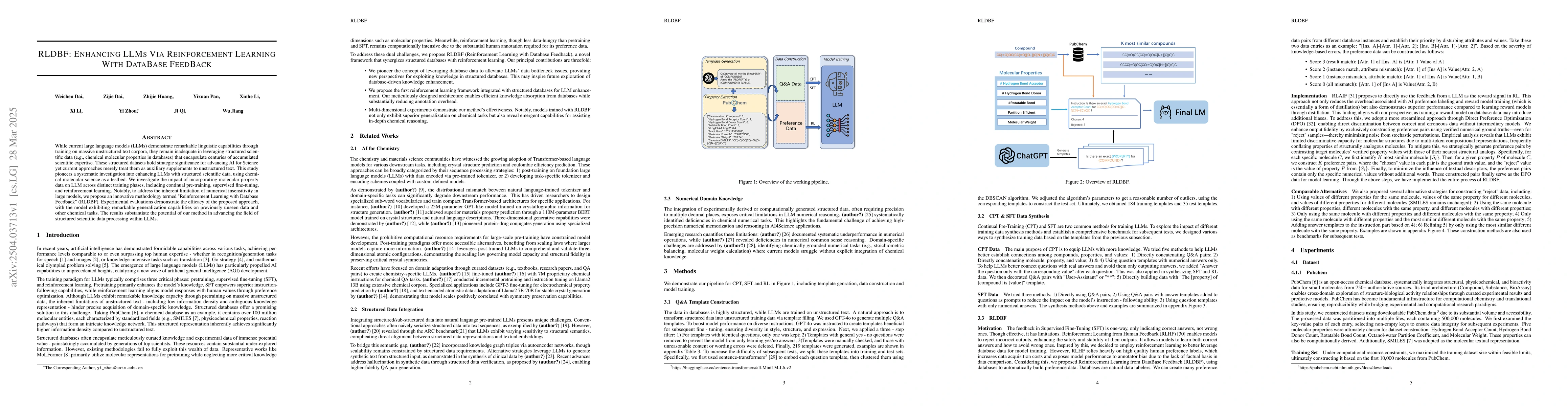 Thumbnail for RLDBF: Enhancing LLMs Via Reinforcement Learning With DataBase FeedBack