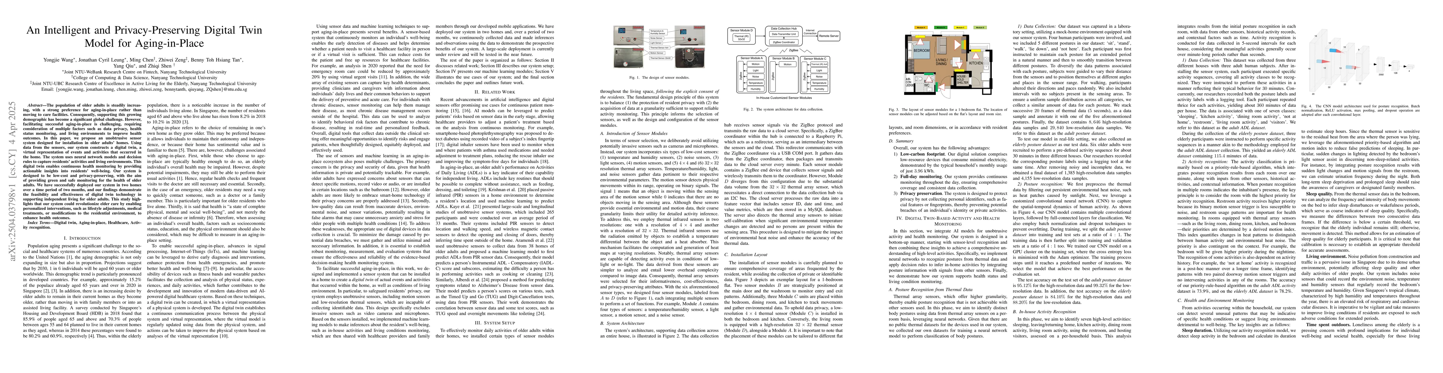 Thumbnail for An Intelligent and Privacy-Preserving Digital Twin Model for
  Aging-in-Place
