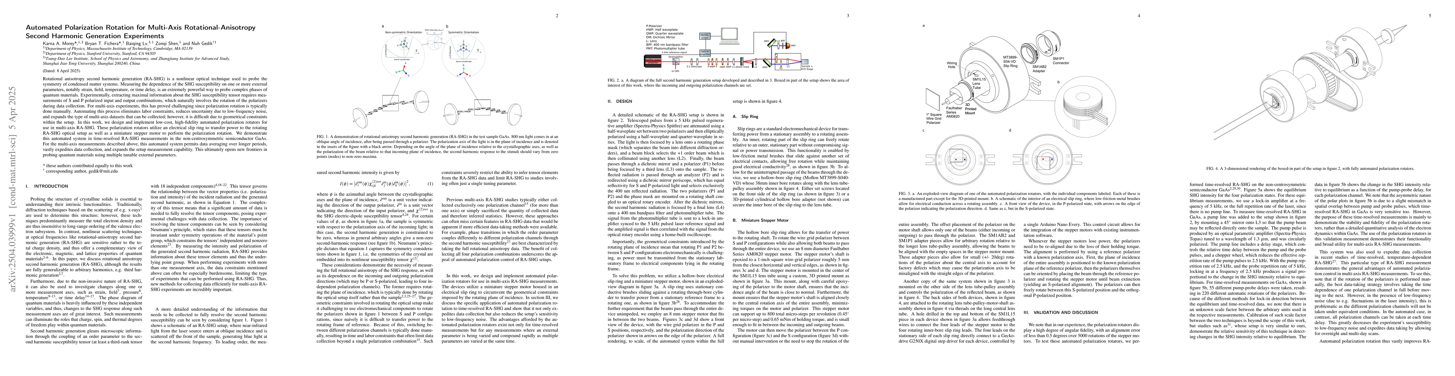 Thumbnail for Automated Polarization Rotation for Multi-Axis Rotational-Anisotropy
  Second Harmonic Generation Experiments