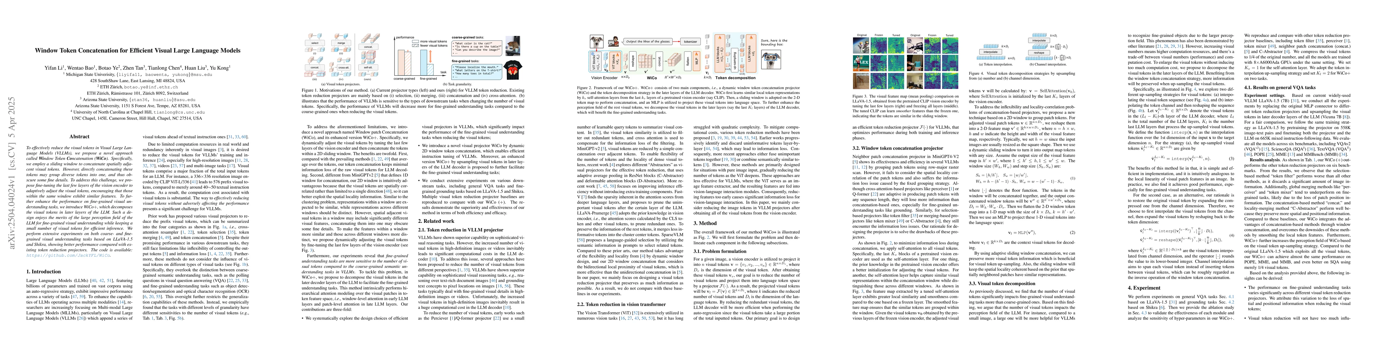 Thumbnail for Window Token Concatenation for Efficient Visual Large Language Models