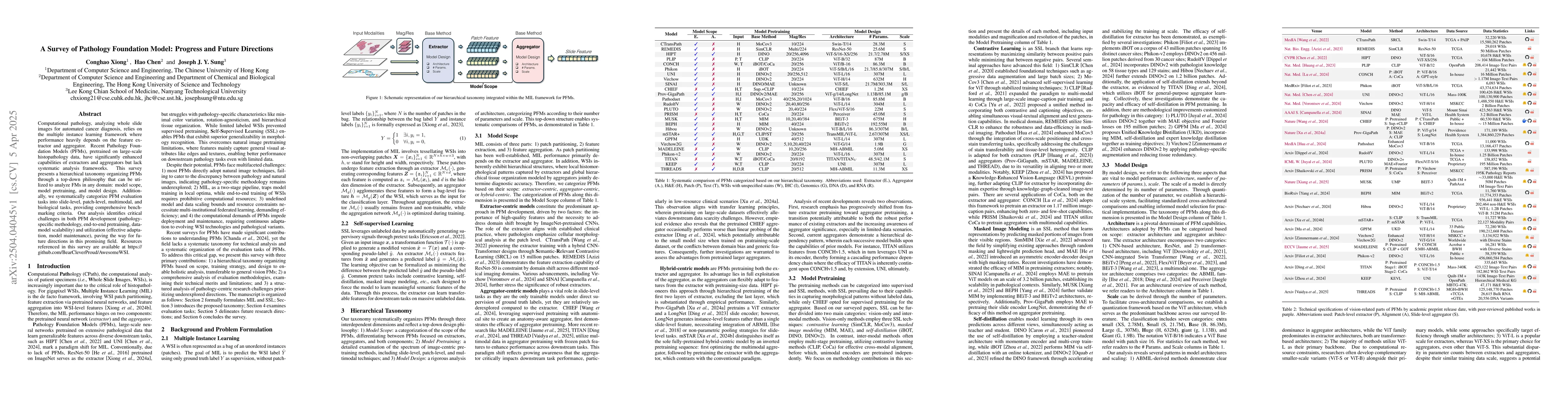 Thumbnail for A Survey of Pathology Foundation Model: Progress and Future Directions