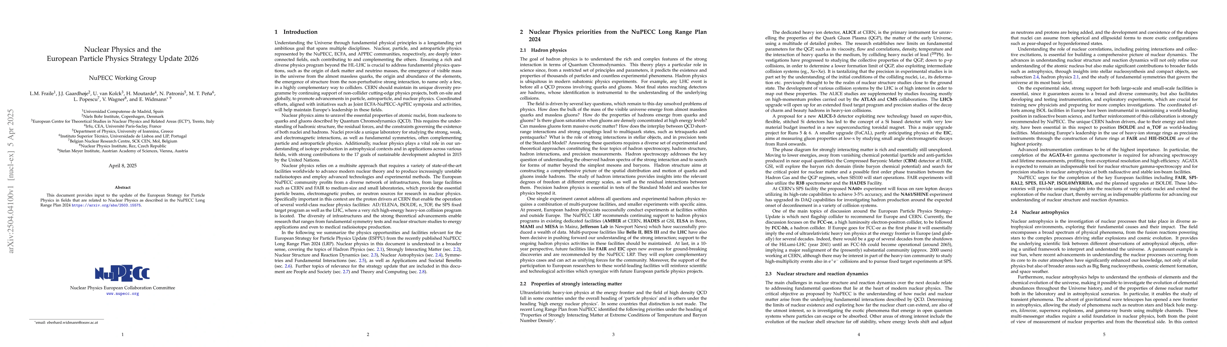 Thumbnail for Nuclear Physics and the European Particle Physics Strategy Update 2026
