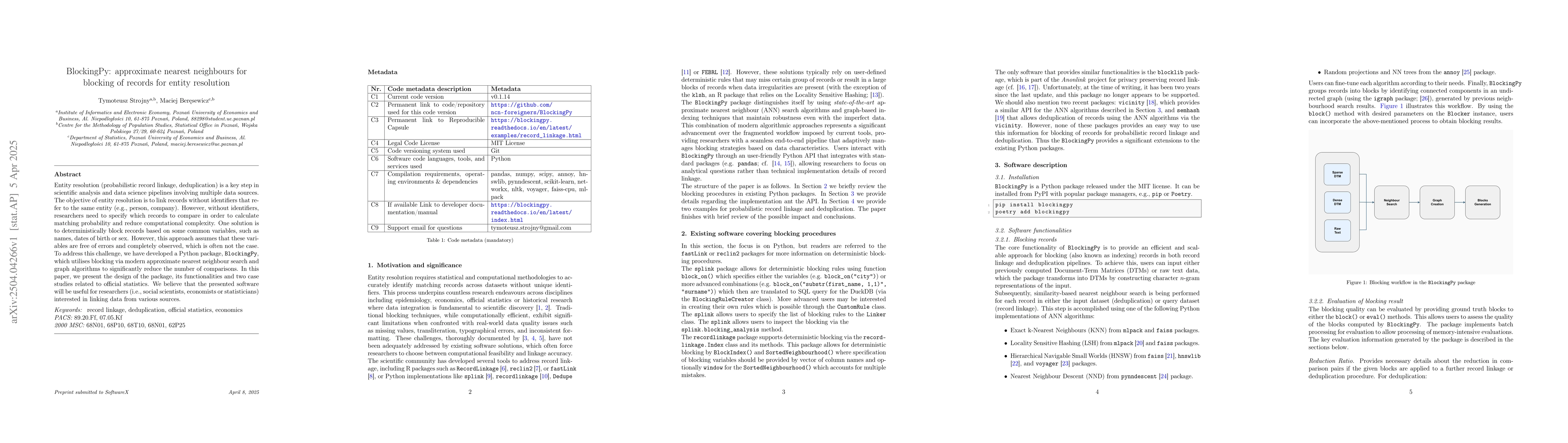 Thumbnail for BlockingPy: approximate nearest neighbours for blocking of records for
  entity resolution