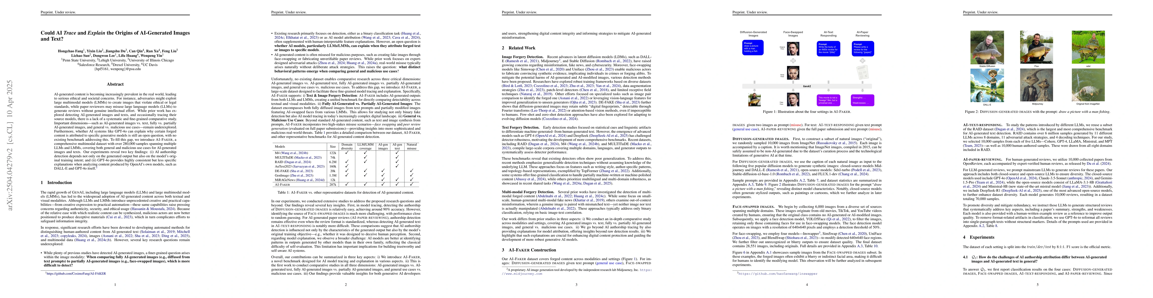 Thumbnail for Could AI Trace and Explain the Origins of AI-Generated Images and Text?