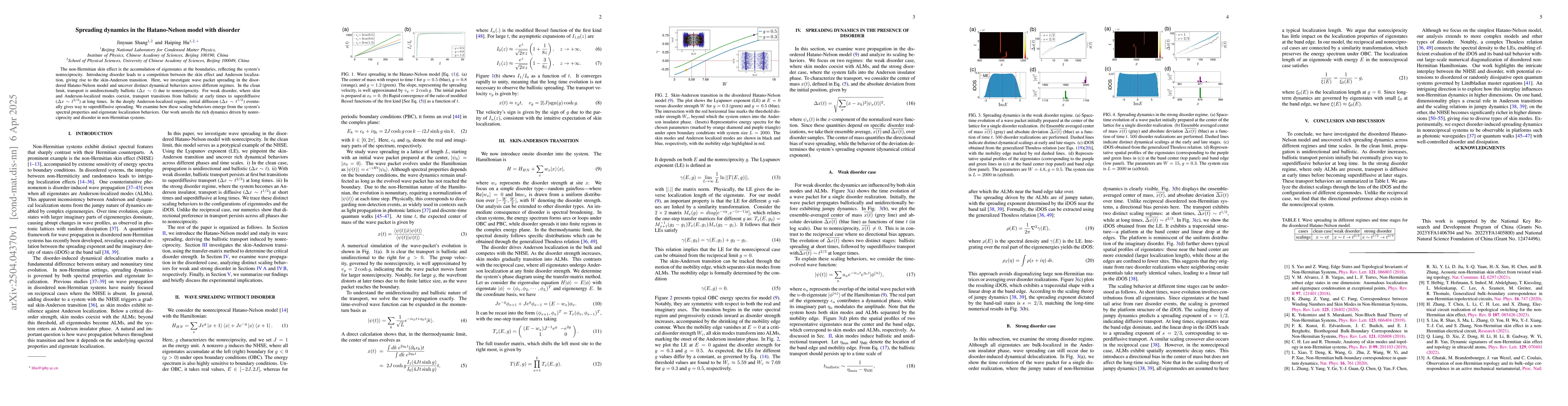 Thumbnail for Spreading dynamics in the Hatano-Nelson model with disorder