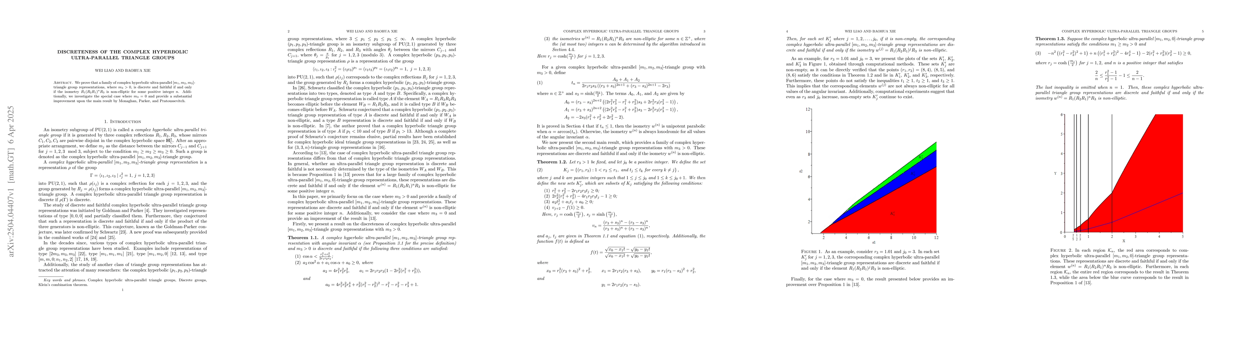 Thumbnail for Discreteness of the complex hyperbolic ultra-parallel triangle groups