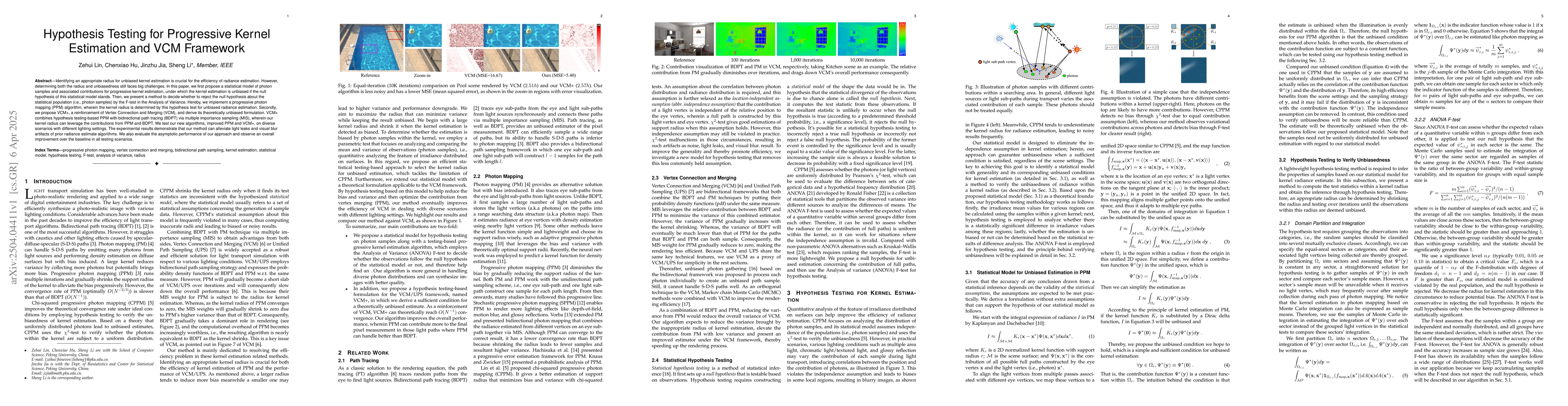 Thumbnail for Hypothesis Testing for Progressive Kernel Estimation and VCM Framework