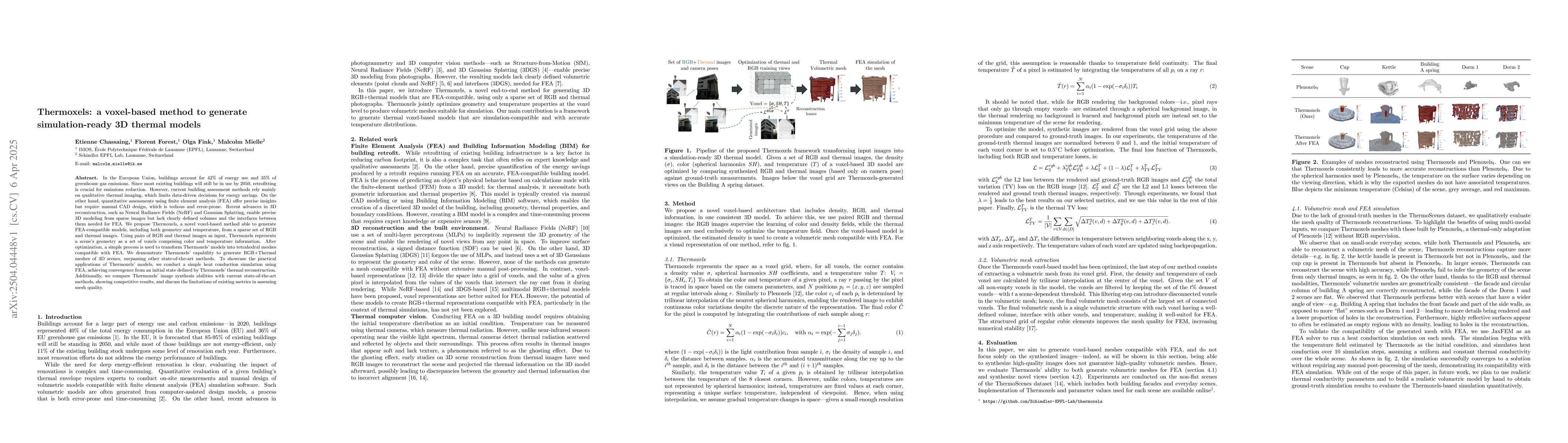Thumbnail for Thermoxels: a voxel-based method to generate simulation-ready 3D thermal
  models
