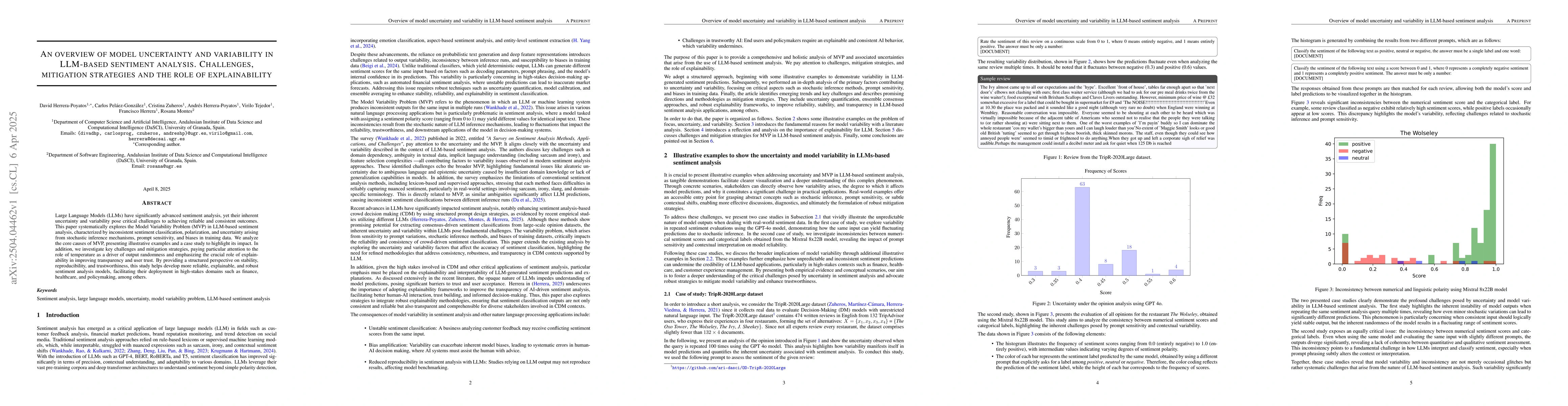 Thumbnail for An overview of model uncertainty and variability in LLM-based sentiment
  analysis. Challenges, mitigation strategies and the role of explainability