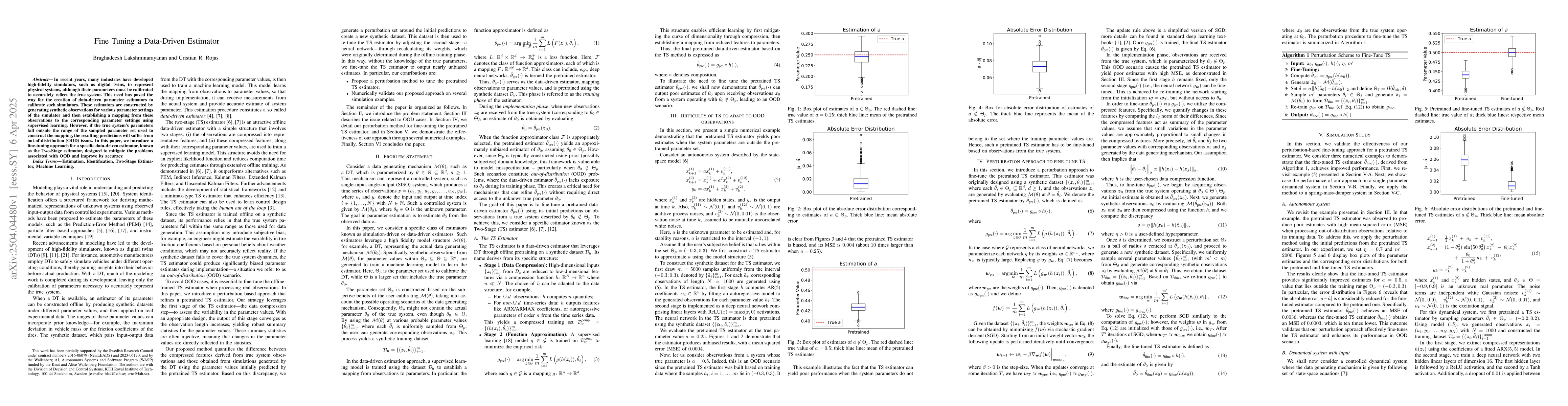 Thumbnail for Fine Tuning a Data-Driven Estimator
