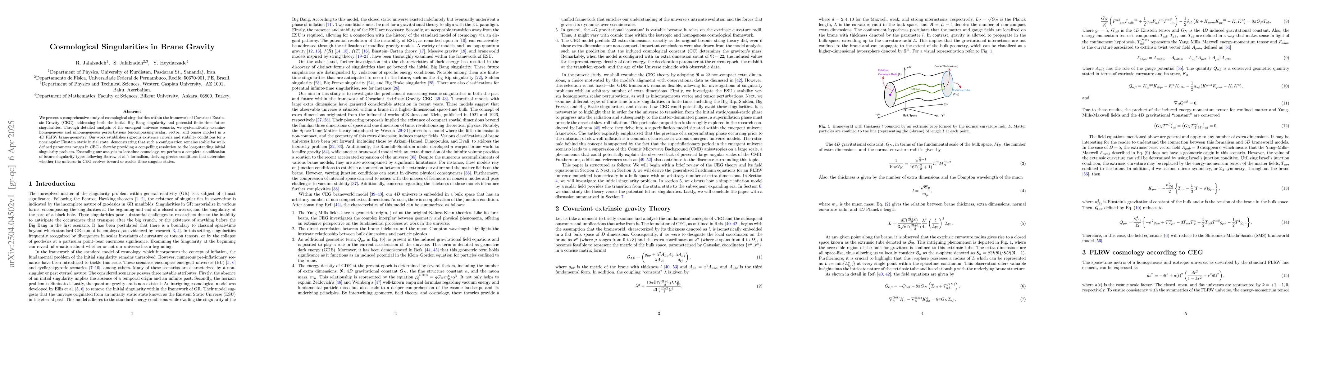 Thumbnail for Cosmological Singularities in Brane Gravity
