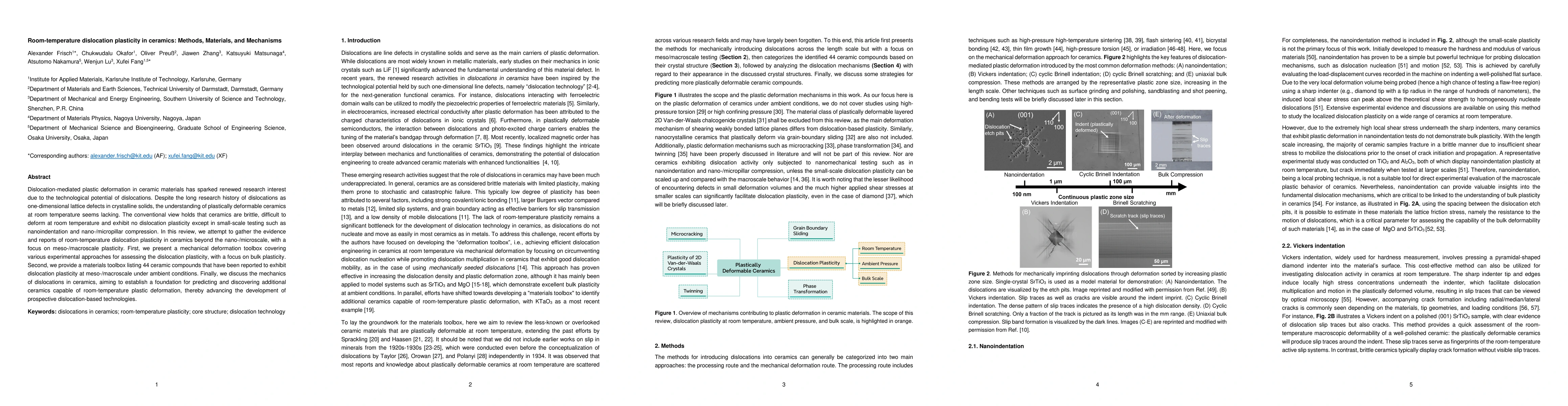Thumbnail for Room-temperature dislocation plasticity in ceramics: Methods, Materials,
  and Mechanisms