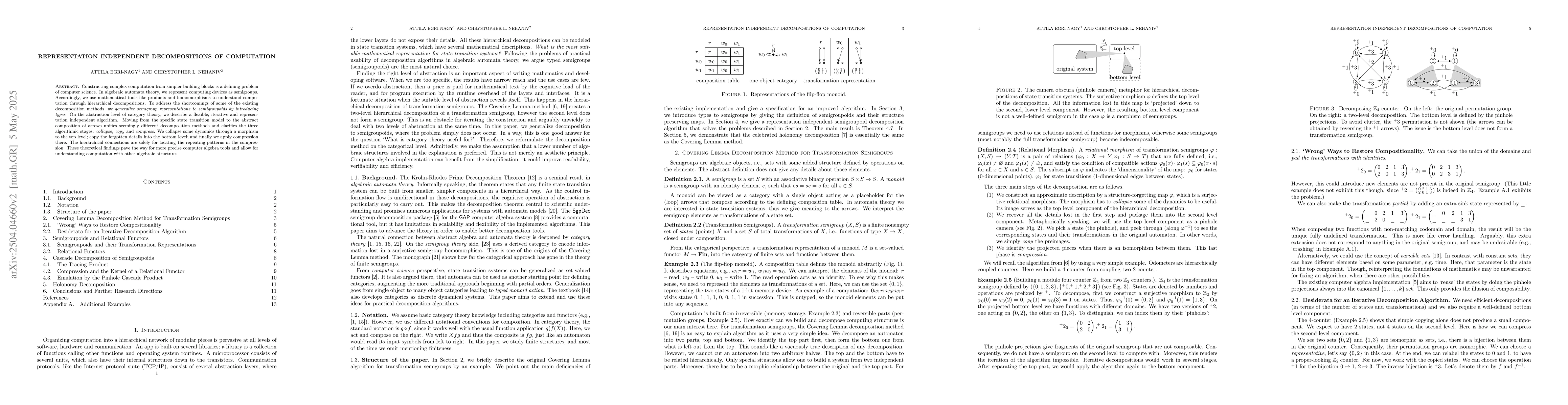 Thumbnail for Representation Independent Decompositions of Computation