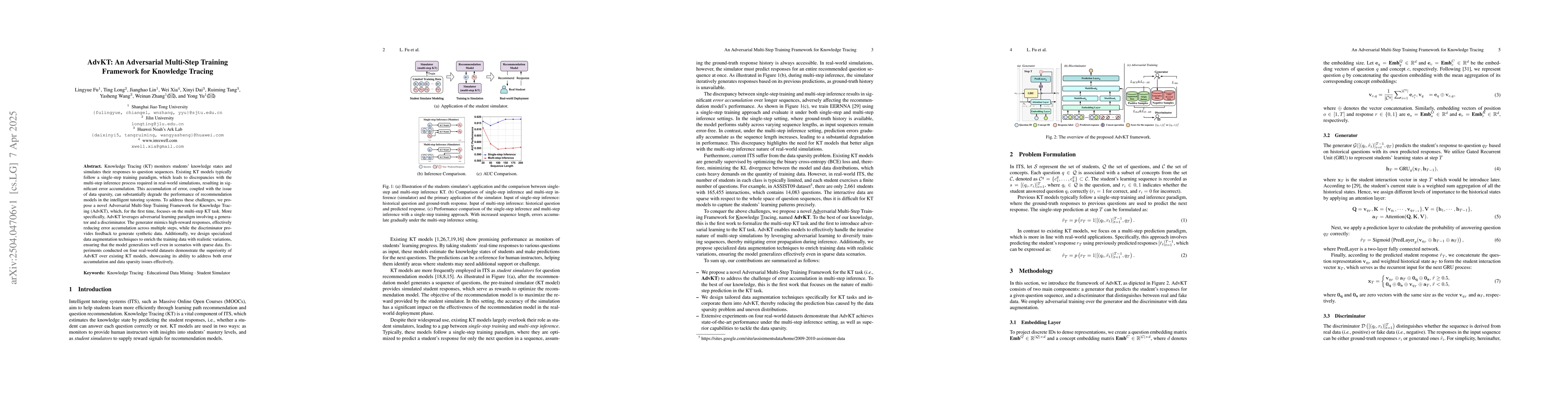 Thumbnail for AdvKT: An Adversarial Multi-Step Training Framework for Knowledge
  Tracing