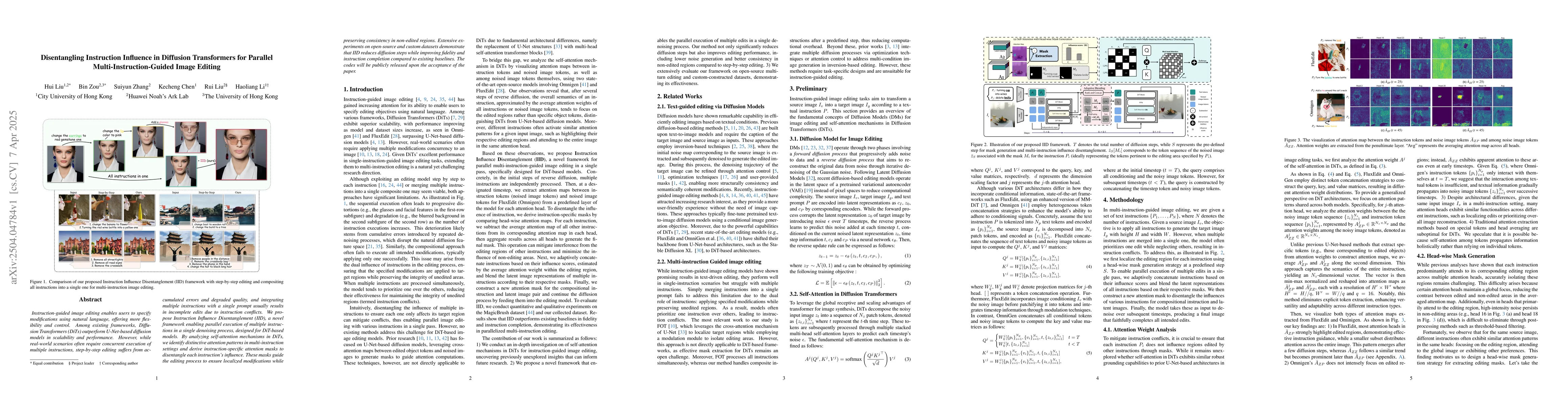 Thumbnail for Disentangling Instruction Influence in Diffusion Transformers for
  Parallel Multi-Instruction-Guided Image Editing