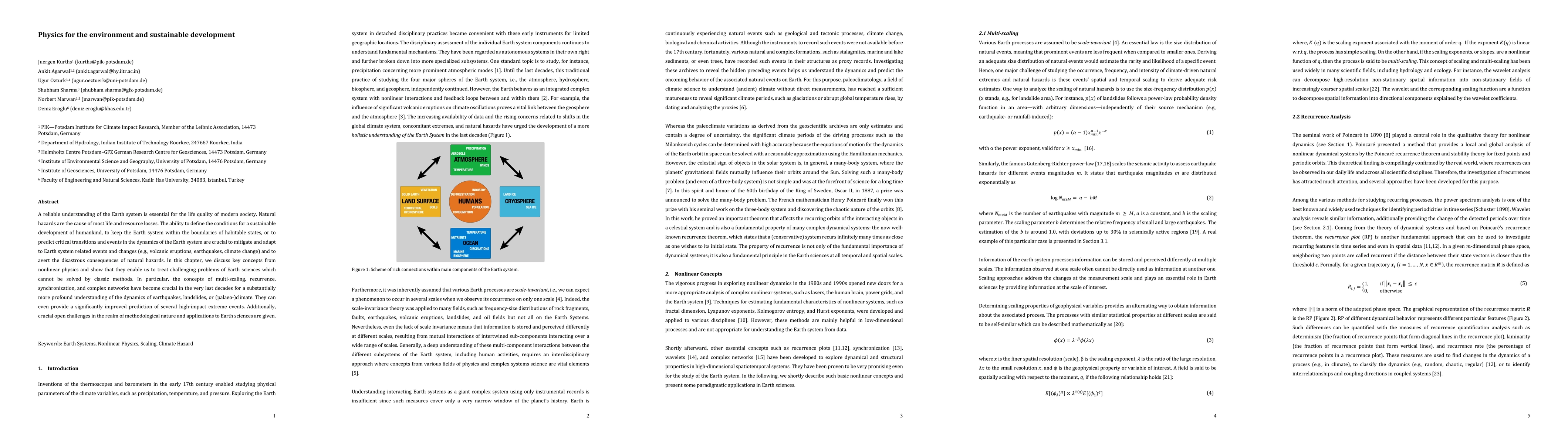 Thumbnail for Physics for the environment and sustainable development
