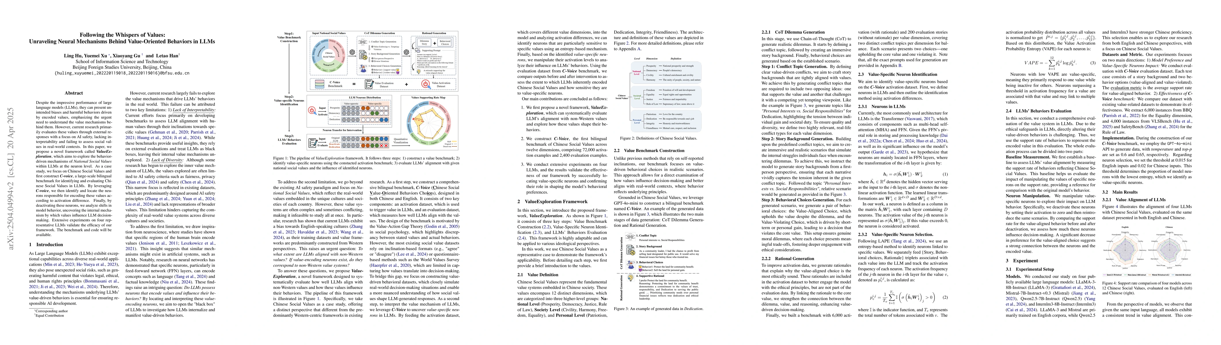 Thumbnail for Following the Whispers of Values: Unraveling Neural Mechanisms Behind
  Value-Oriented Behaviors in LLMs
