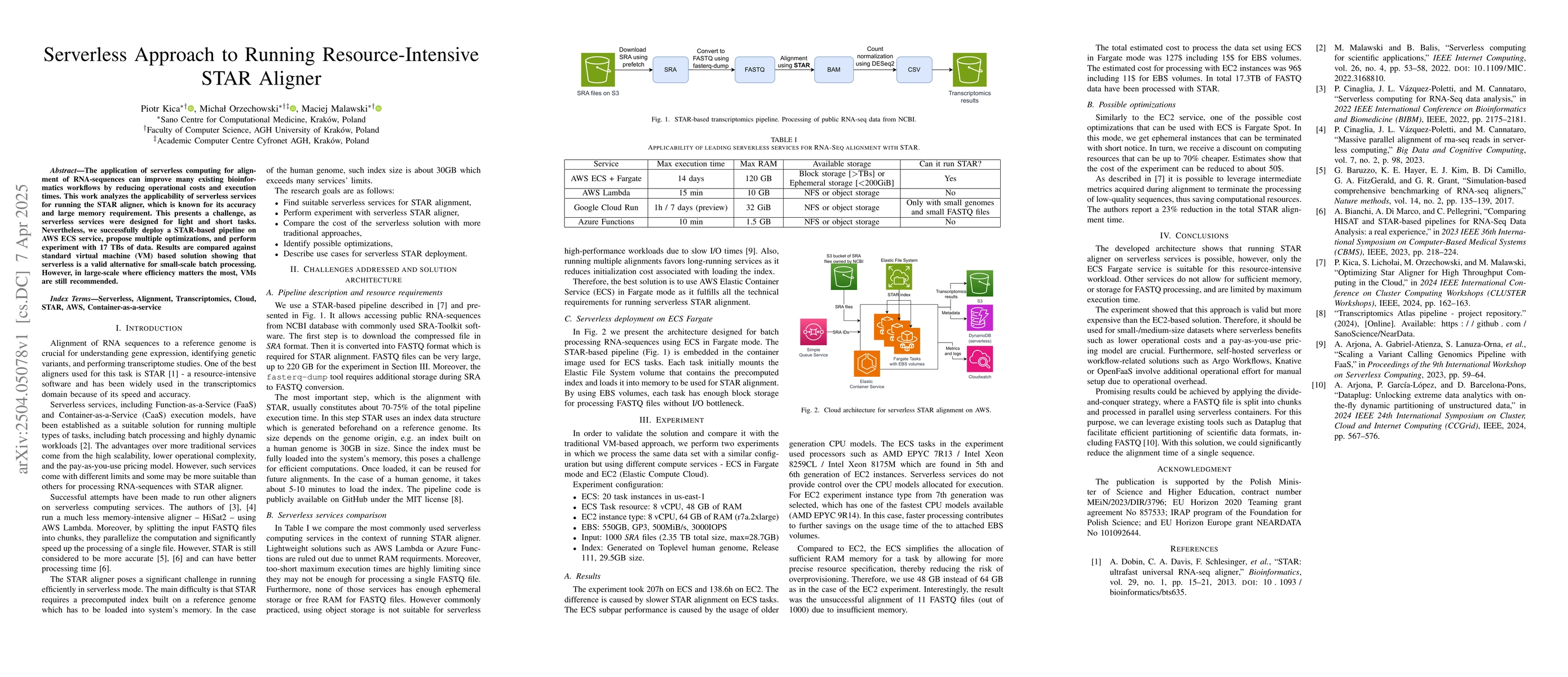 Thumbnail for Serverless Approach to Running Resource-Intensive STAR Aligner