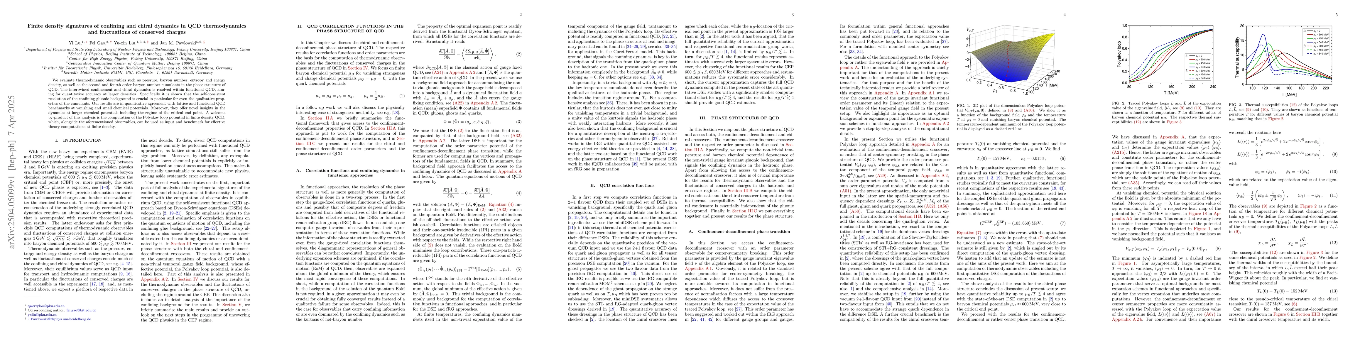 Thumbnail for Finite density signatures of confining and chiral dynamics in QCD
  thermodynamics and fluctuations of conserved charges