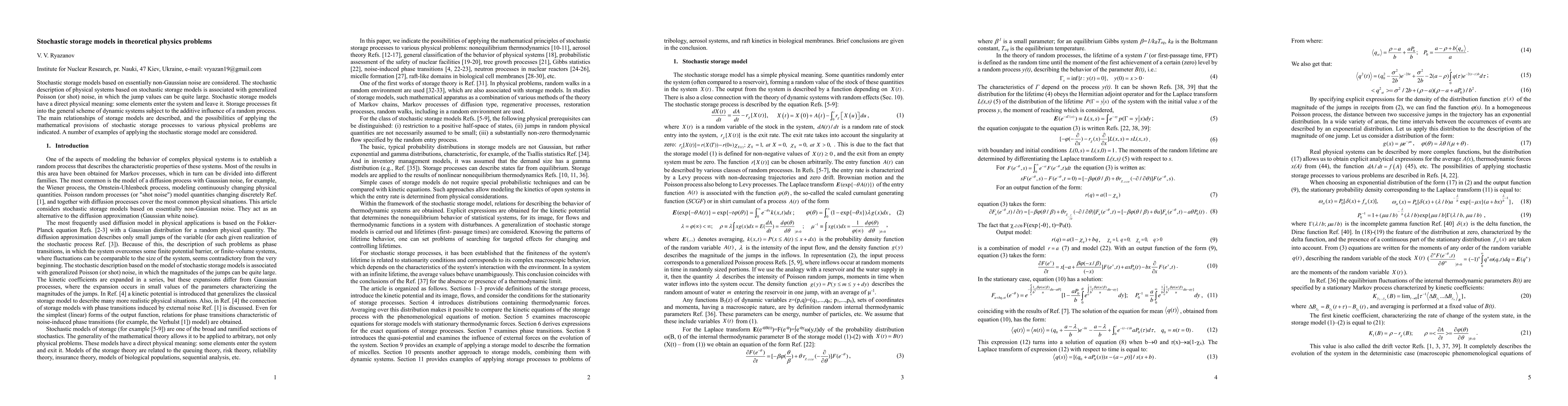 Thumbnail for Stochastic storage models in theoretical physics problems