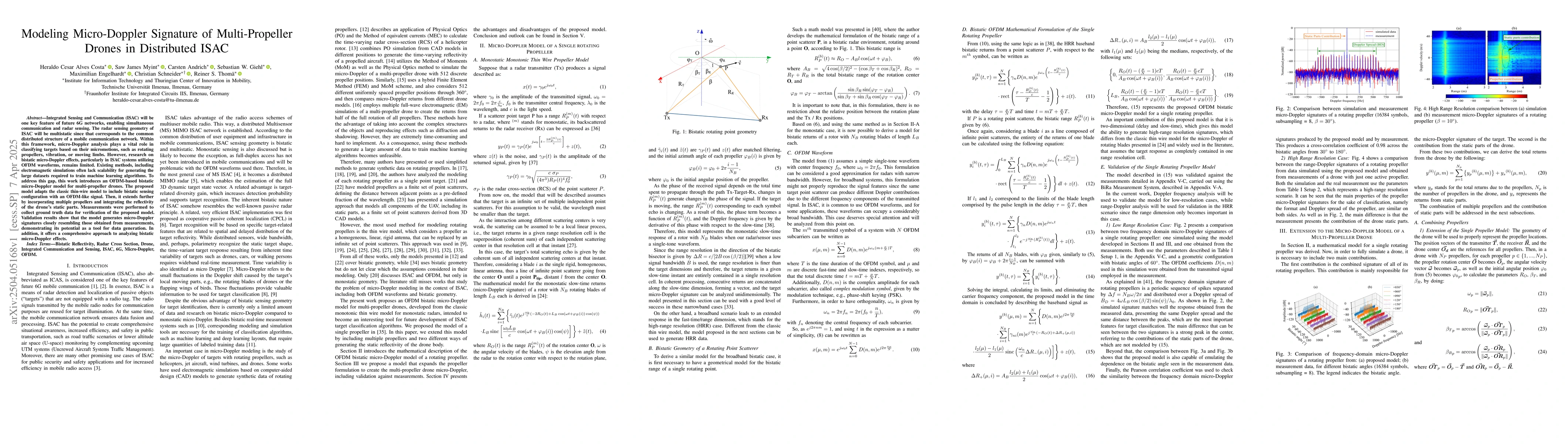 Thumbnail for Modeling Micro-Doppler Signature of Multi-Propeller Drones in
  Distributed ISAC