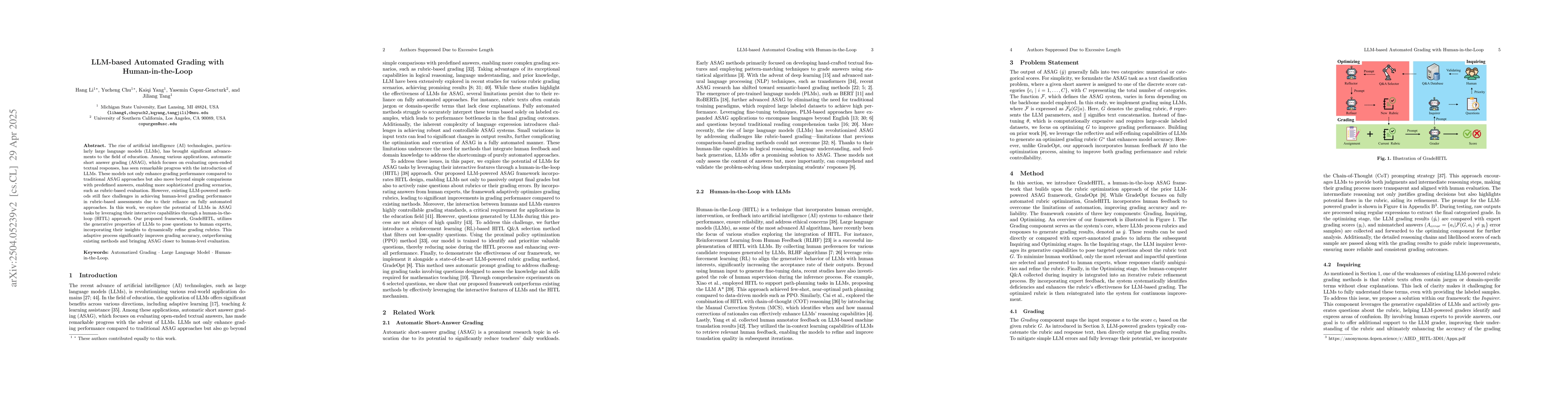 Thumbnail for LLM-based Automated Grading with Human-in-the-Loop