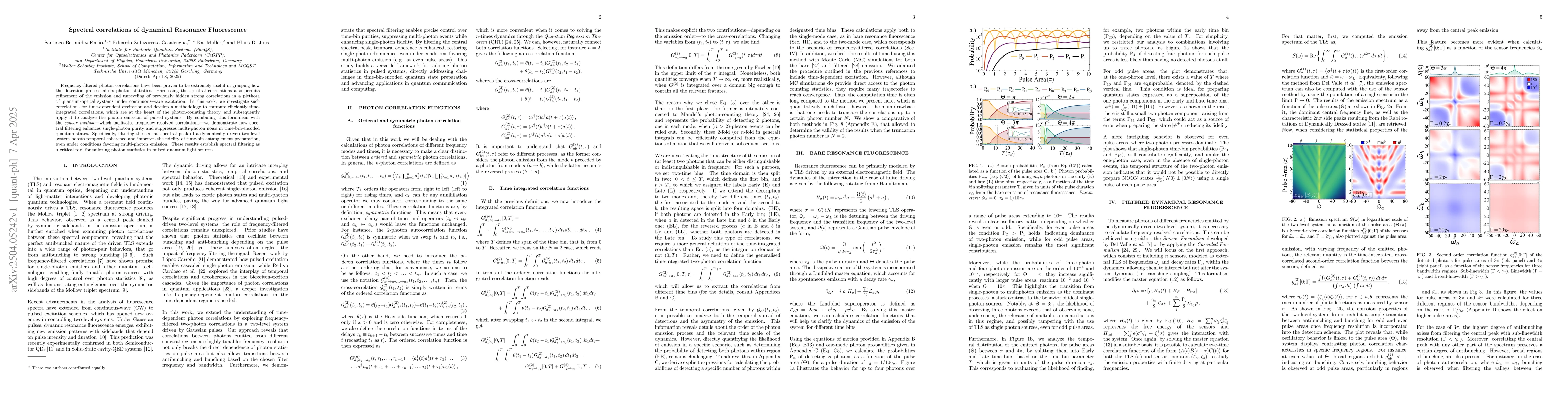 Thumbnail for Spectral correlations of dynamical Resonance Fluorescence